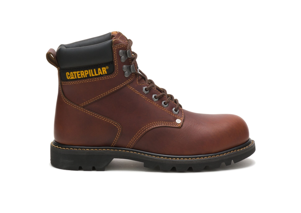 Caterpillar Men Second Shift Steel Toe Work Boot Boot Leather