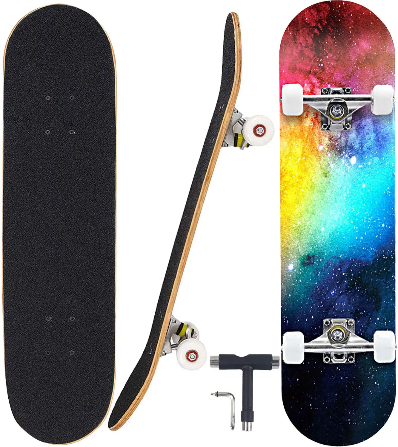 Geelife Pro Complete Skateboards for Beginners Adults Youths Teens Kids Girls Boys