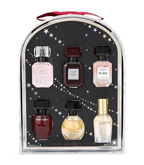 Victoria's Secret Mini Eau de Parfum Discovery Gift Set: Bombshell, Bombshell Magic, Tease, Bare, Very Sexy, & Heavenly