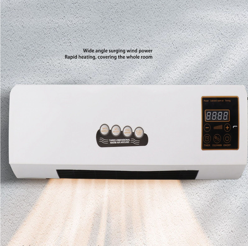 Dual Use Wall Mounted Heating Machine Highly Efficient Small Air Conditioner