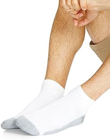Hanes mens Double Tough 12-Pack Ankle Socks