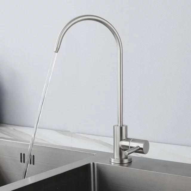 Kitchen Faucet Water Filter Thread Size 1/2inch Vertical Faucet Tap Direct Drinking Tap Water Faucet Sink Faucet for Commercial Home Use