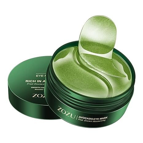 Green Cosmos. 24k Under Eye Patches - 30 Pairs - Under Eye Mask for Eye Care,Hydrating Moisturizing Eye Mask Patch Under Eye Patches for Dark Circles and Puffiness (Avacado)