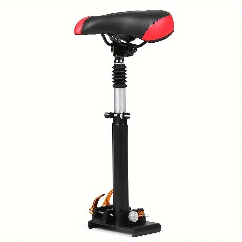 1pc Scooter Seat, Foldable Saddle, Aluminum Alloy Shock Absorbing Saddle, Scooter Accessories