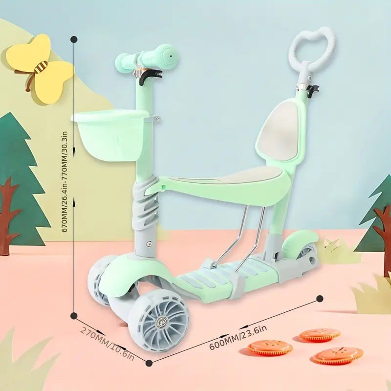 Scooter For Kids Toddlers, Children 3 Wheels Kick Scooter, Best Gift For Boys Girls
