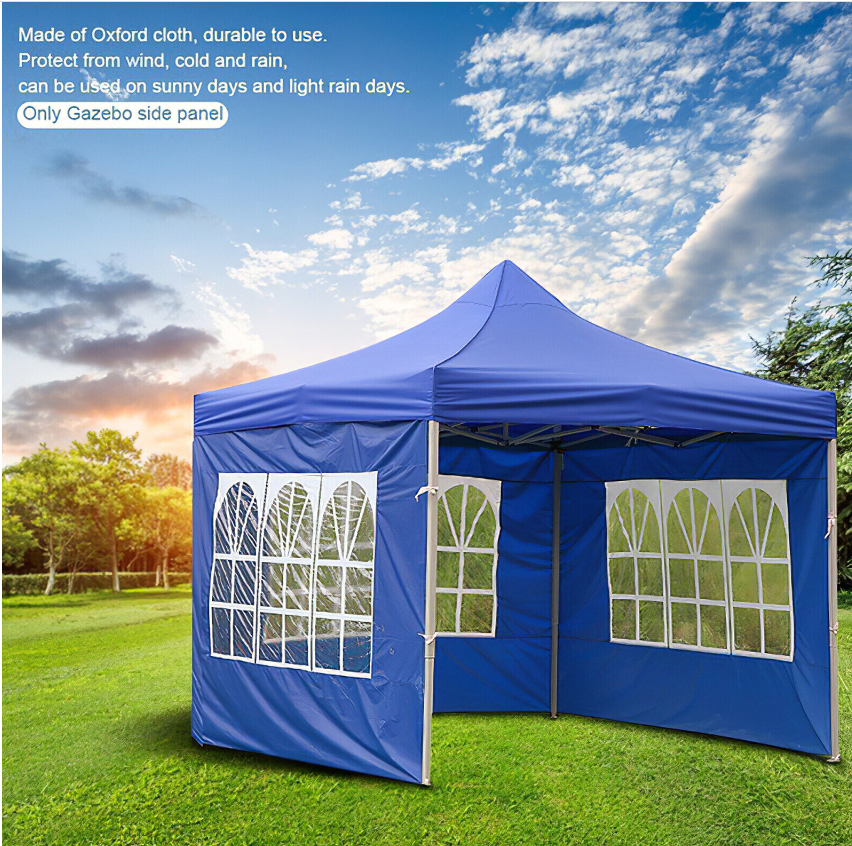 Waterproof Gazebos Outdoor Tent Folding Marquee Party Camping Canopy Side 3x2m