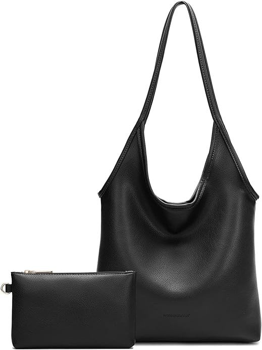 Montana West Slouchy Hobo Bags for Women Soft Designer Shoulder Purses Ladies Top Handle Handbag