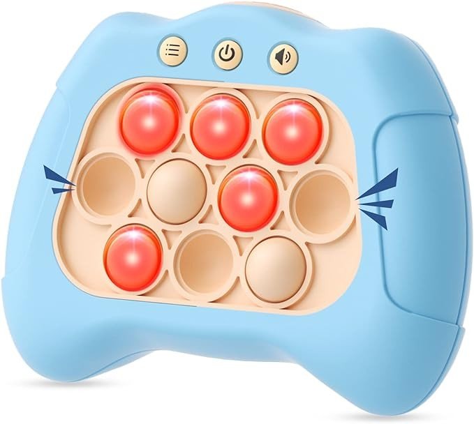 Byserten Handheld Game for Kids 6-12, Sensory Fidget Toys for Kids 8-12, Birthday Gifts for 6 7 8 9 Year Old Boys & Girls & Teens-Blue