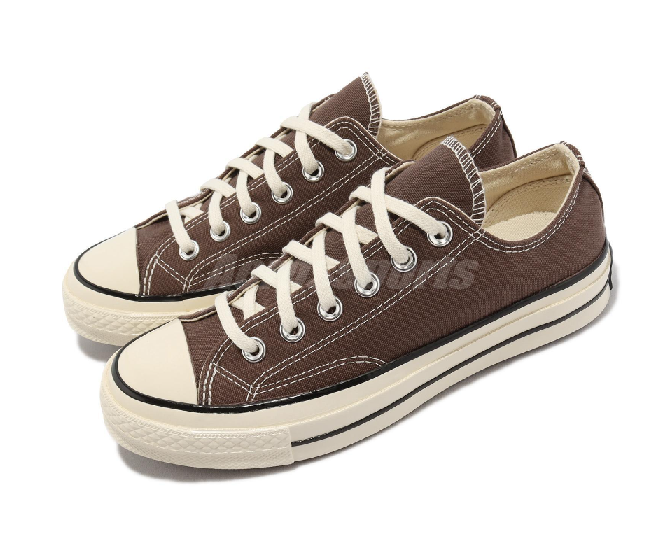 Converse Chuck 70 Low Dark Brown White Men Unisex Casual Lifestyle Shoes A02768C