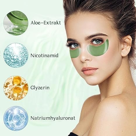Under Eye Patches (32 Pairs), Collagen Eye Patches for Puffy Eyes and Dark Circles, Anti-Aging Under Eye Mask for Eye Bags and Wrinkles, Hydrating Eye Gel Pads