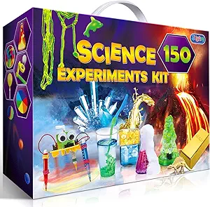 UNGLINGA 150 Experiments Science Kits for Kids, STEM Project Educational Toys for Boys Girls Birthday Gifts Ideas, Volcano, Chemistry Lab Scientific Tools Scientist Set